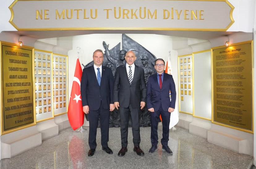 Kurum Müdürleri, İl Emniyet Müdürümüz Sayın Maksut YÜKSEK’i Ziyaret Etti