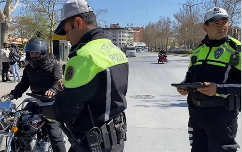 Trafik Güvenliğini Artırmak Amacıyla Motosiklet ve Sürücülerine Yönelik Denetim Gerçekleştirildi